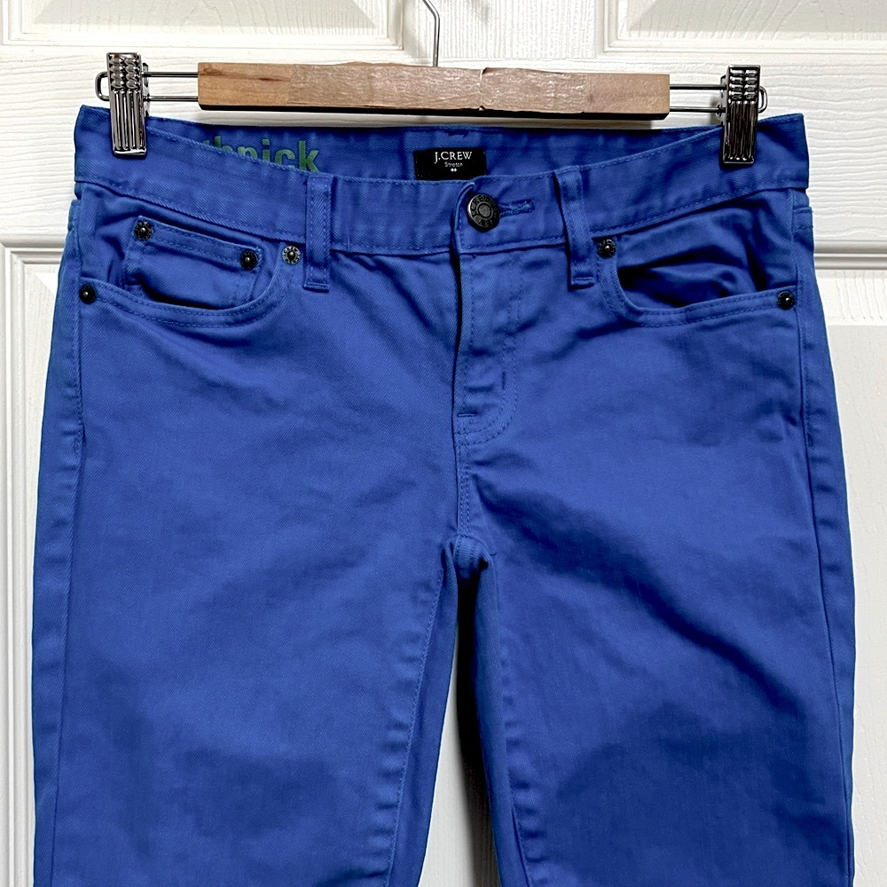 J Crew Stretch Toothpick Light Blue Jeans